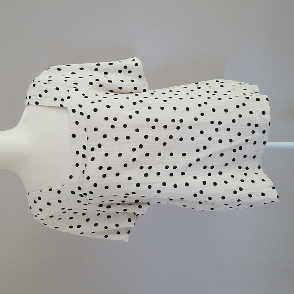 Madewell Harlow Polka Dot Lightspun Gauze (M) - Picture 2 of 7